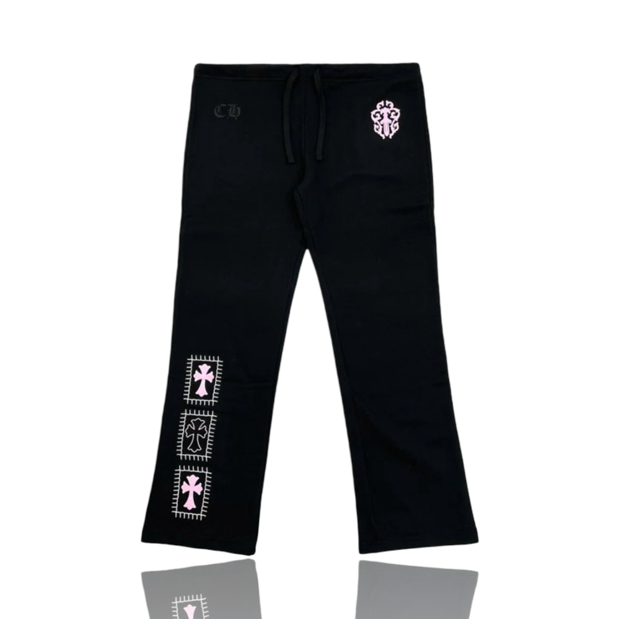 Chrome Hearts Deadly Doll Dagger Logo Sweatpants