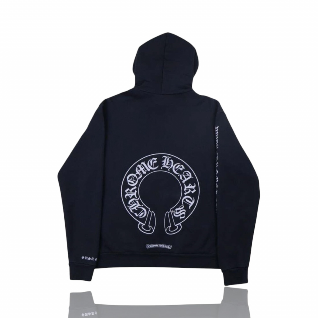 Chrome Hearts Silver Horseshoe Online Exclusive Hoodie