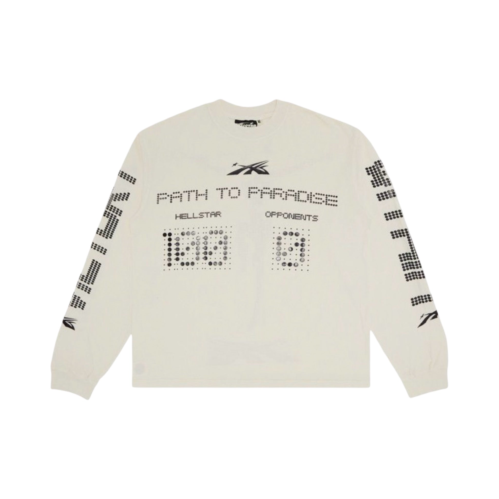 Hellstar Scoreboard Longsleeve White