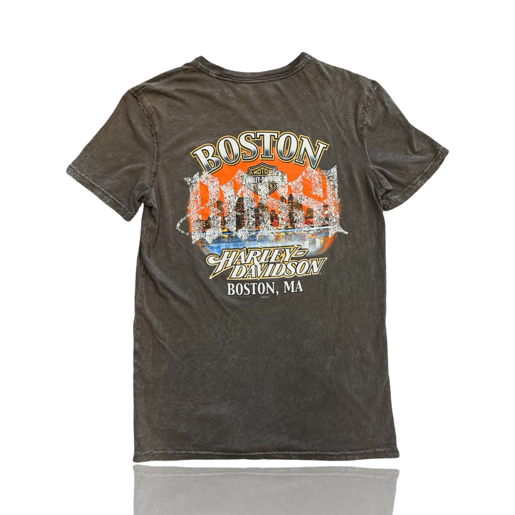BOSSI Vintage Harley Davidson Tee Brown