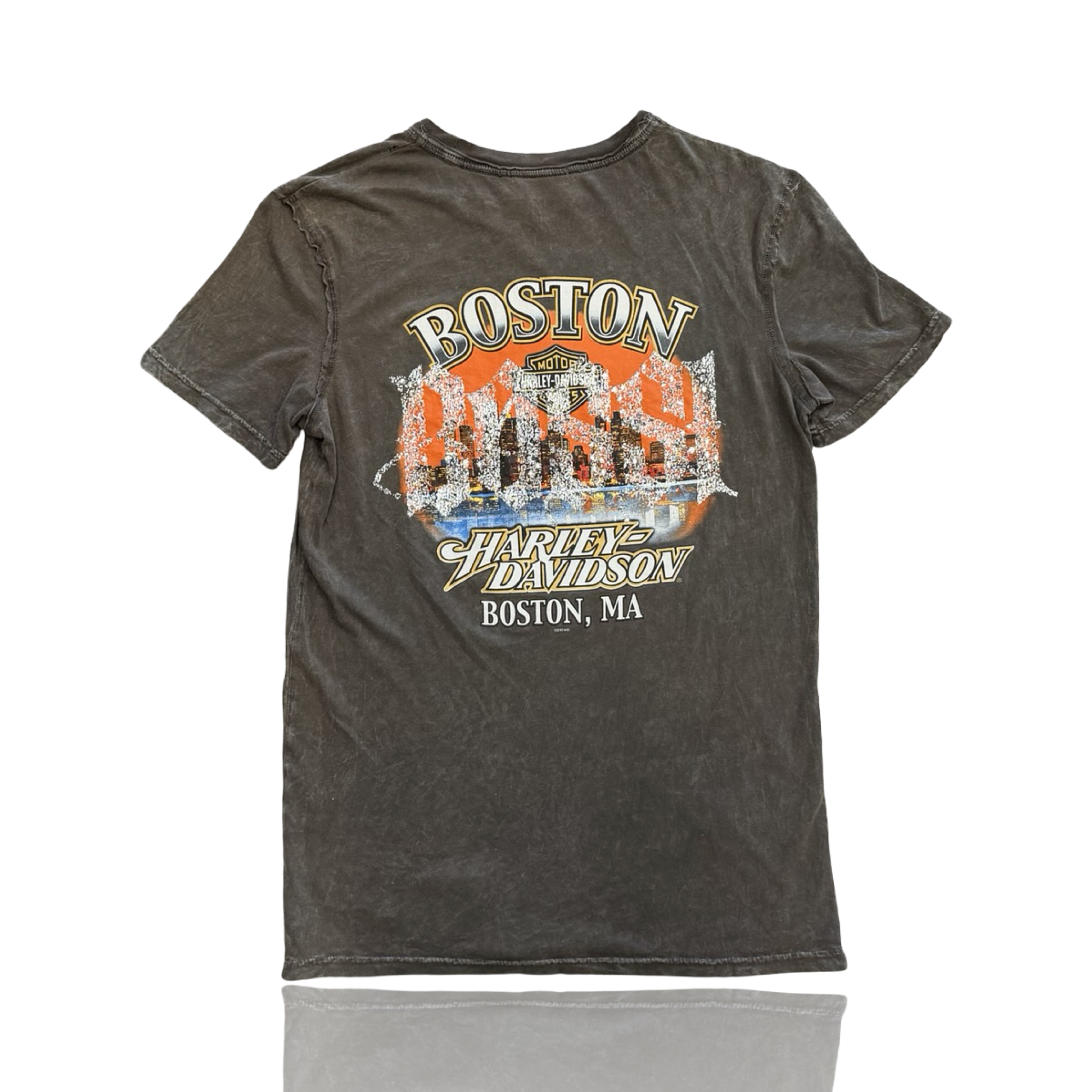 BOSSI Vintage Harley Davidson Tee Brown