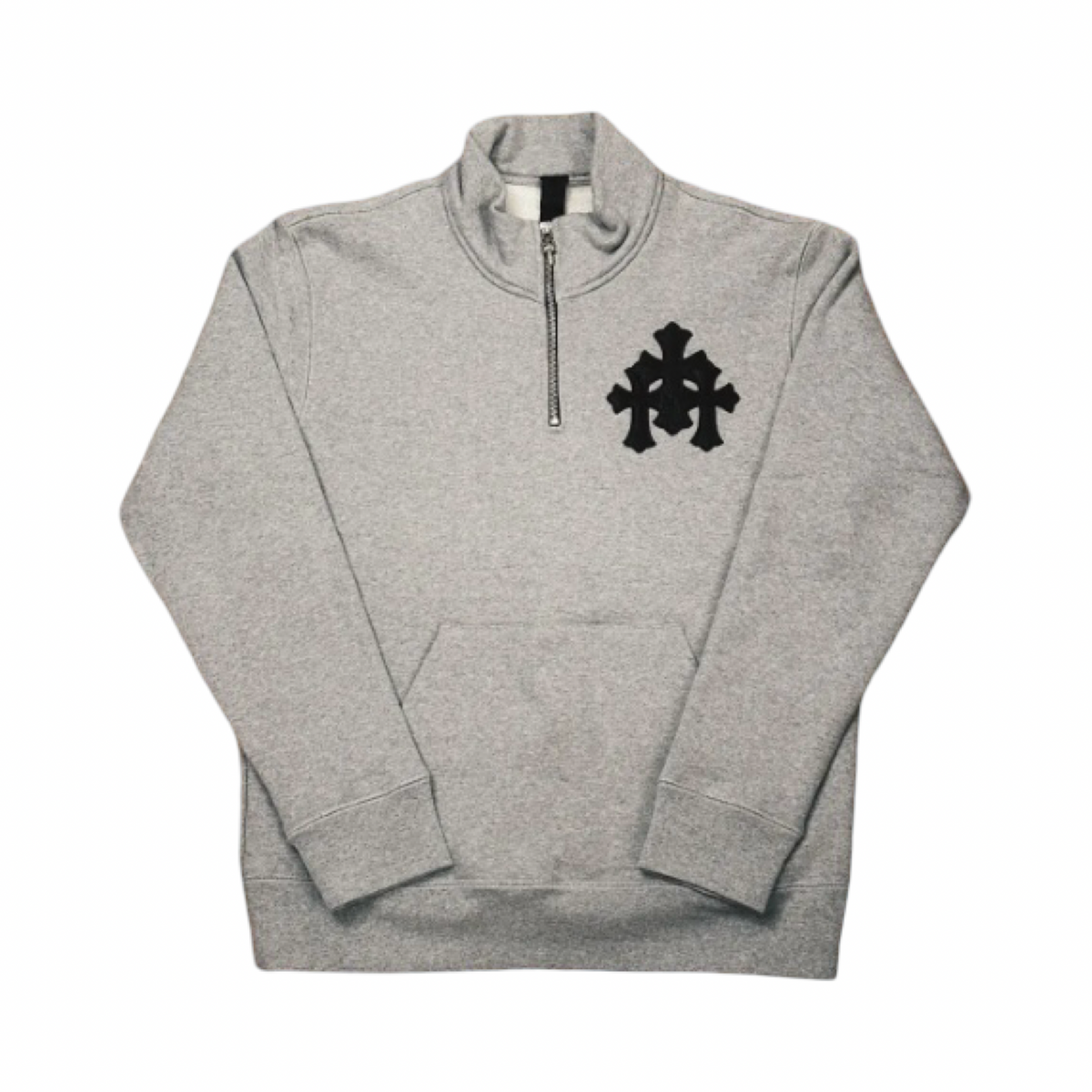 Chrome Hearts Paper Jam Quarter Zip Grey