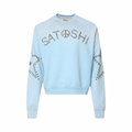 Satoshi Sakamoto Star Studded Crew Neck Blue