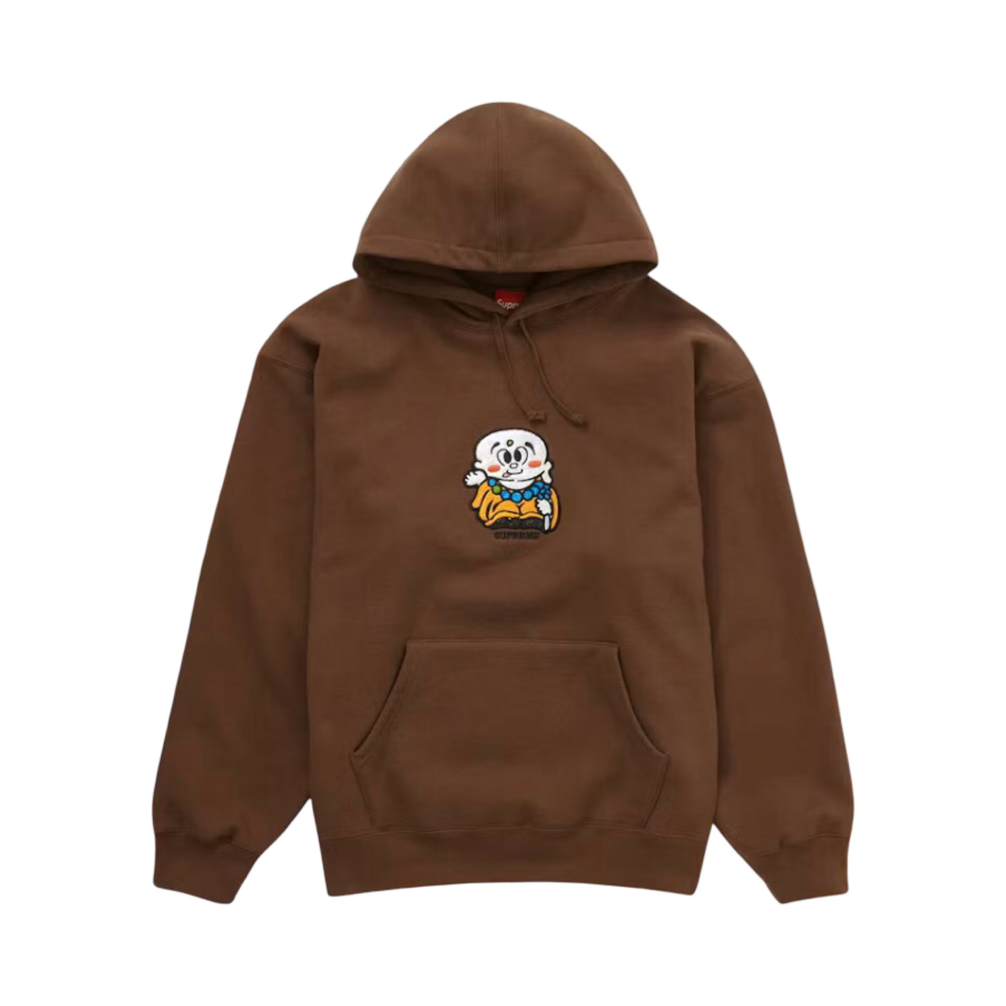 Supreme AOI Buddha Hooded Sweatshirt Brown