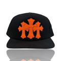 Chrome Hearts St. Barth Exclusive Leather Triple Cross Trucker