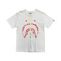 BAPE ABC Camo Shark Tee White/Pink