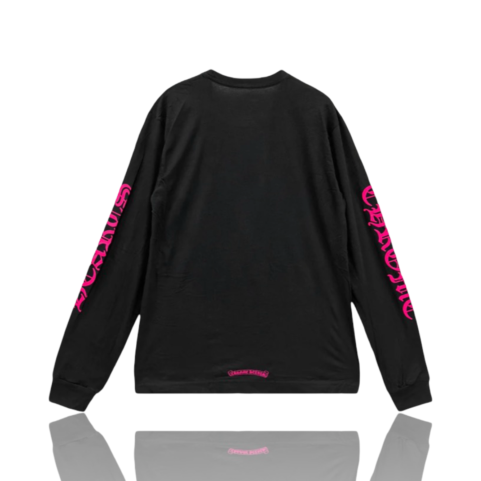 Chrome Hearts Neck Logo Longsleeve Black/Pink