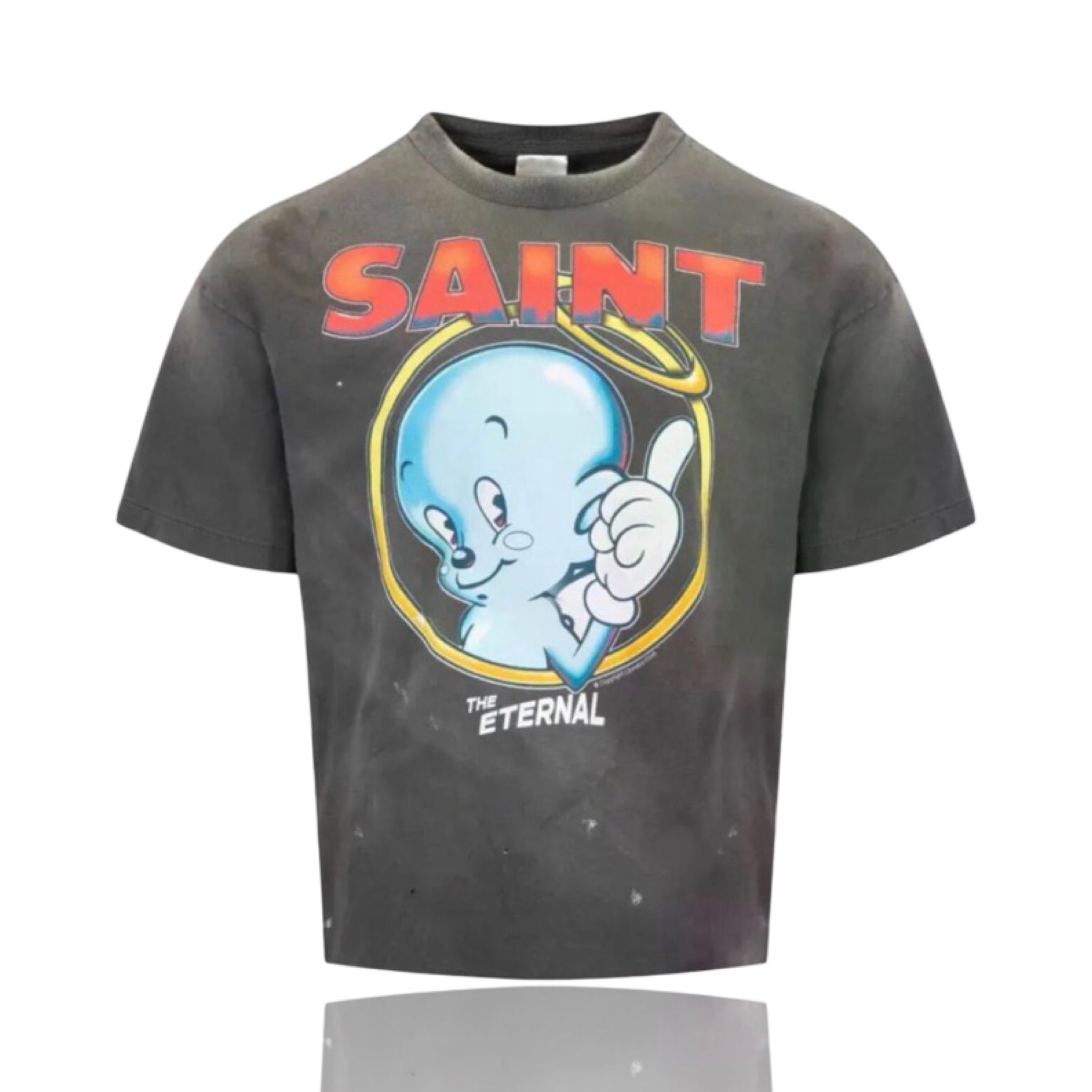 Saint Michael Baby Grey Tee