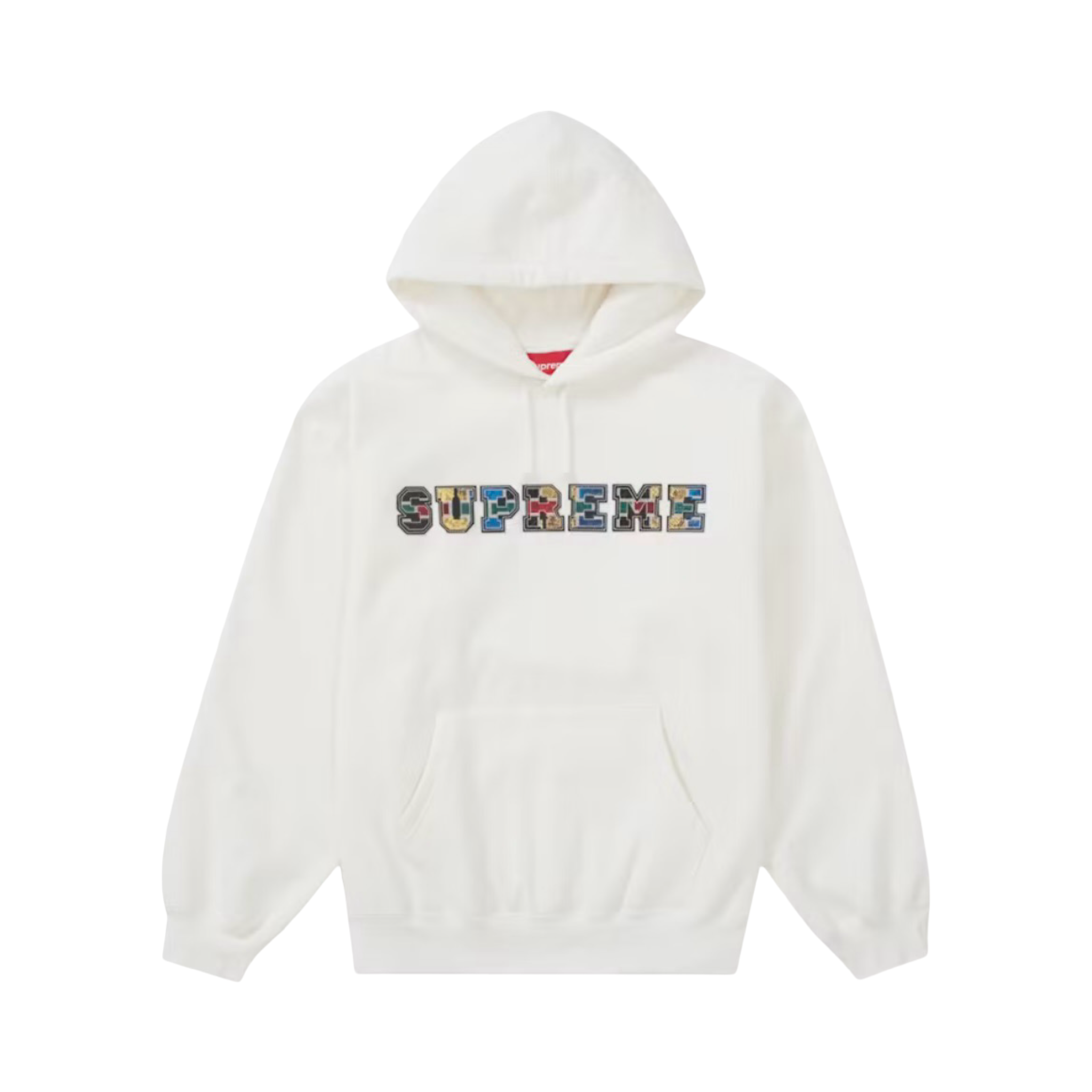 Supreme Collegiate Hooded Sweatshirt White