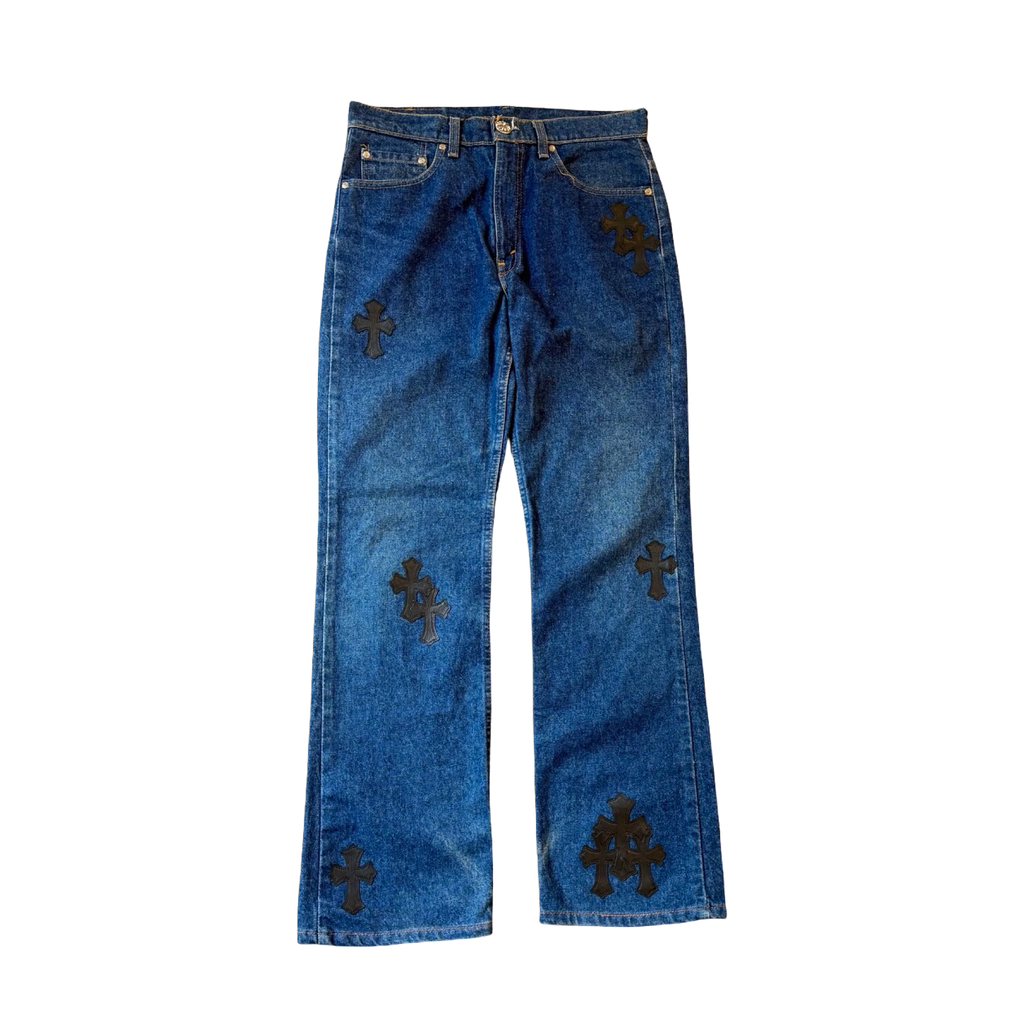 Chrome Hearts Levi's 517 Dark Wash Jeans