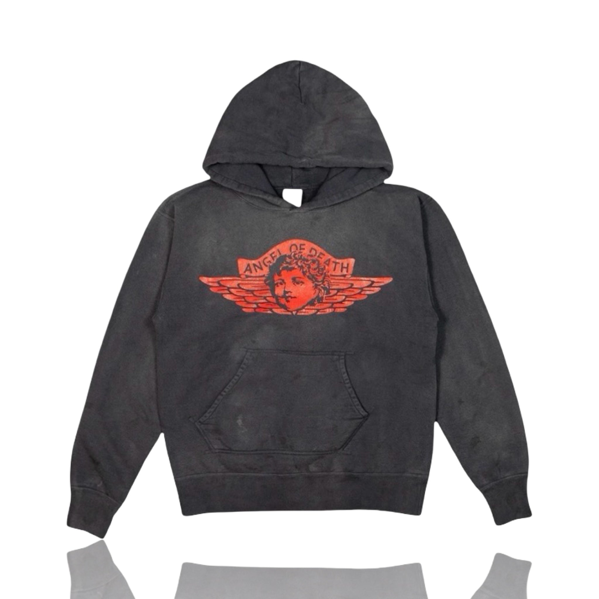 Saint Michael Angel Of Death Hoodie Black/Red