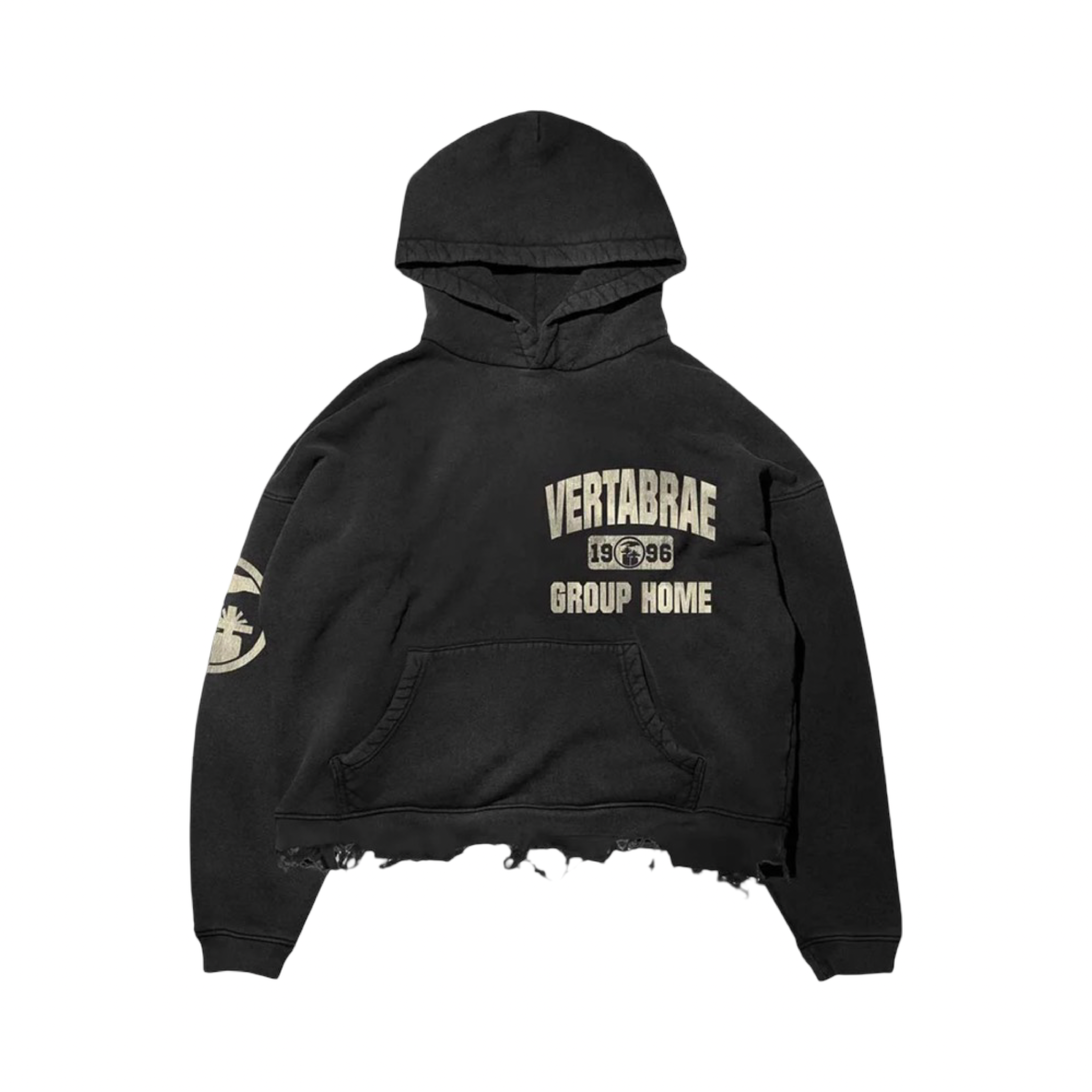 Vertabrae Group Home Black Hoodie