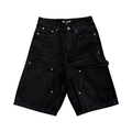 Triple Sevens Double Knee Monogram Shorts Black