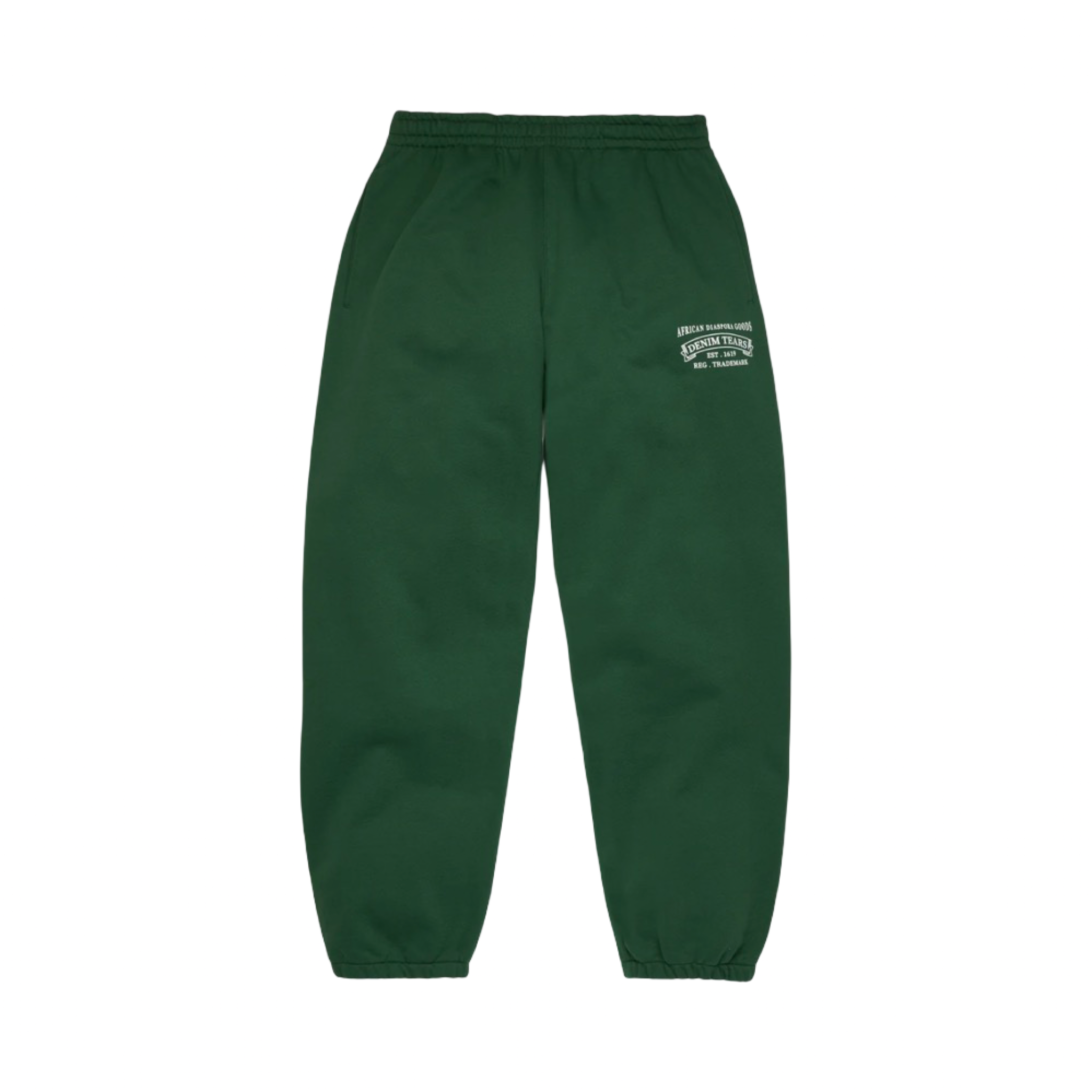 Denim Tears Washed Green SweatPants