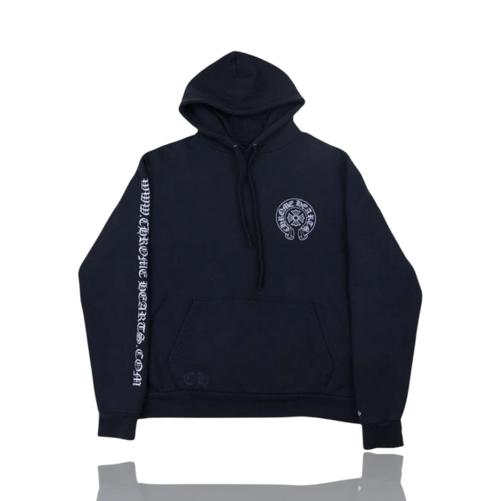 Chrome Hearts Silver Horseshoe Online Exclusive Hoodie