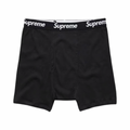Supreme Hanes Boxer Briefs Black