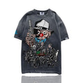 Warren Lotas Clown Poker T-Shirt Faded Black