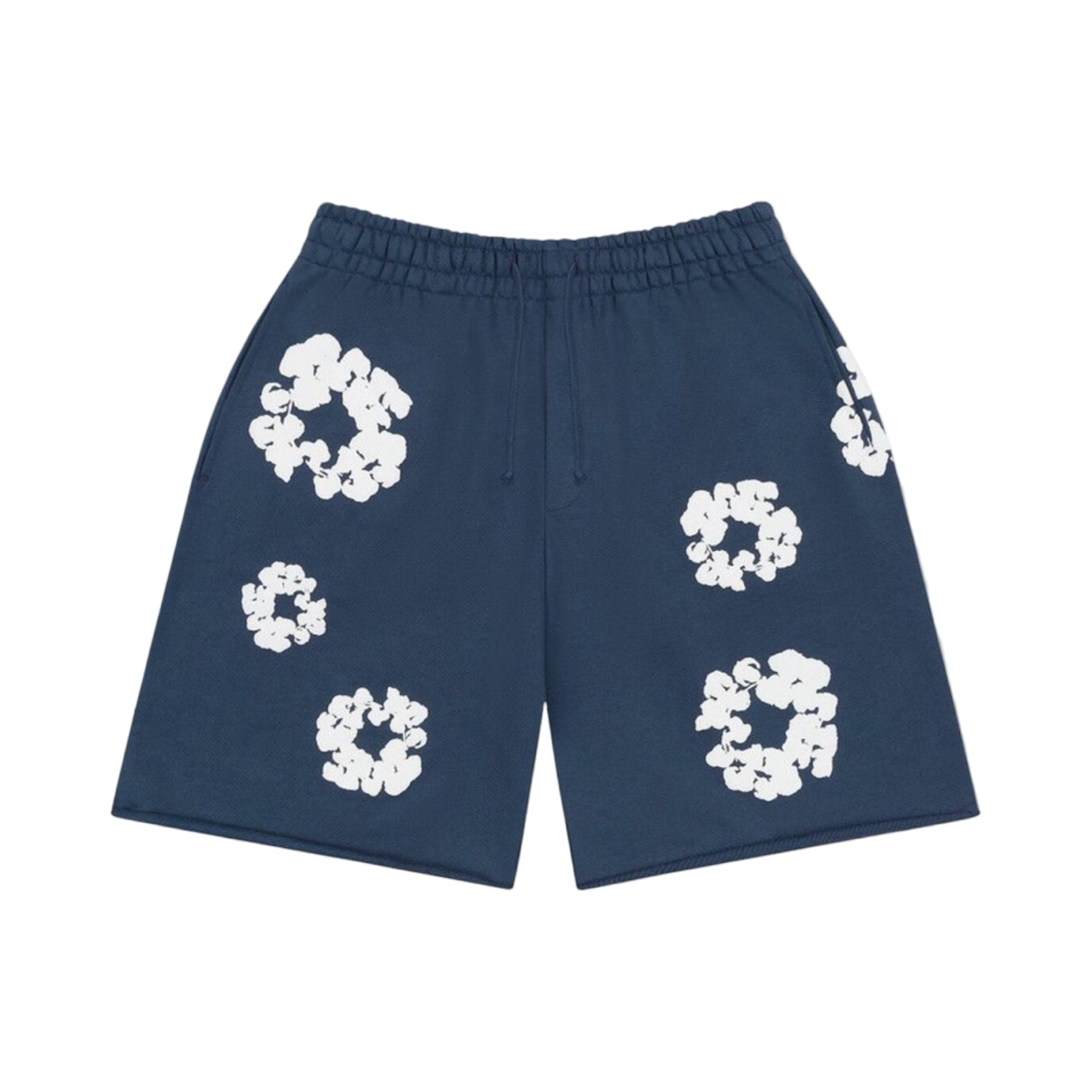 Denim Tears The Cotton Wreath Shorts Navy