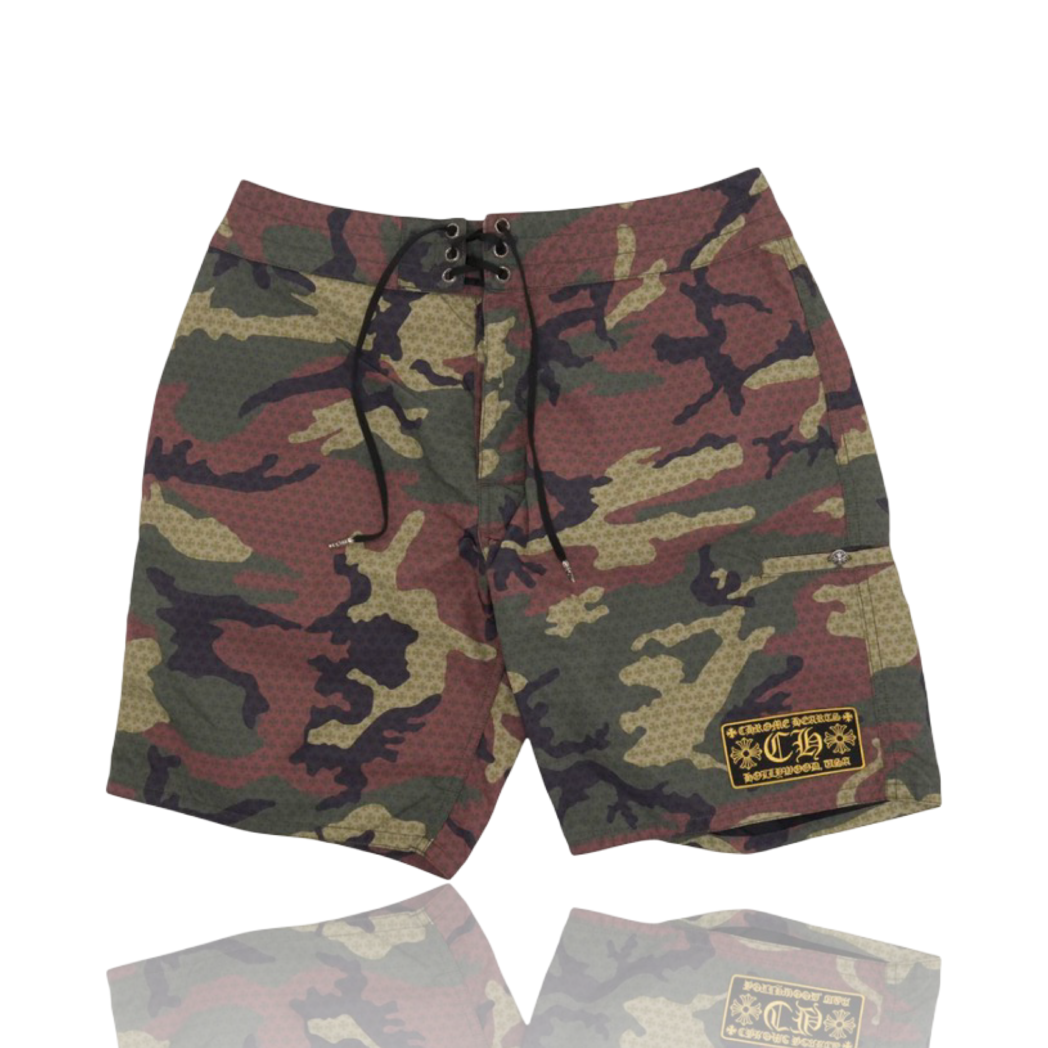 Chrome Hearts Patch Nylon Shorts Camo