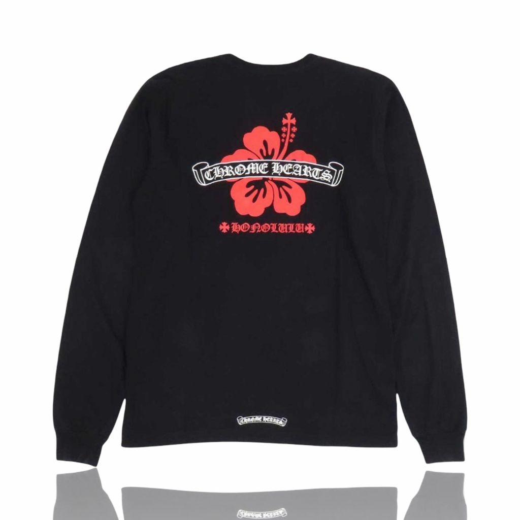 Chrome Hearts Honolulu Orchid Longsleeve Black