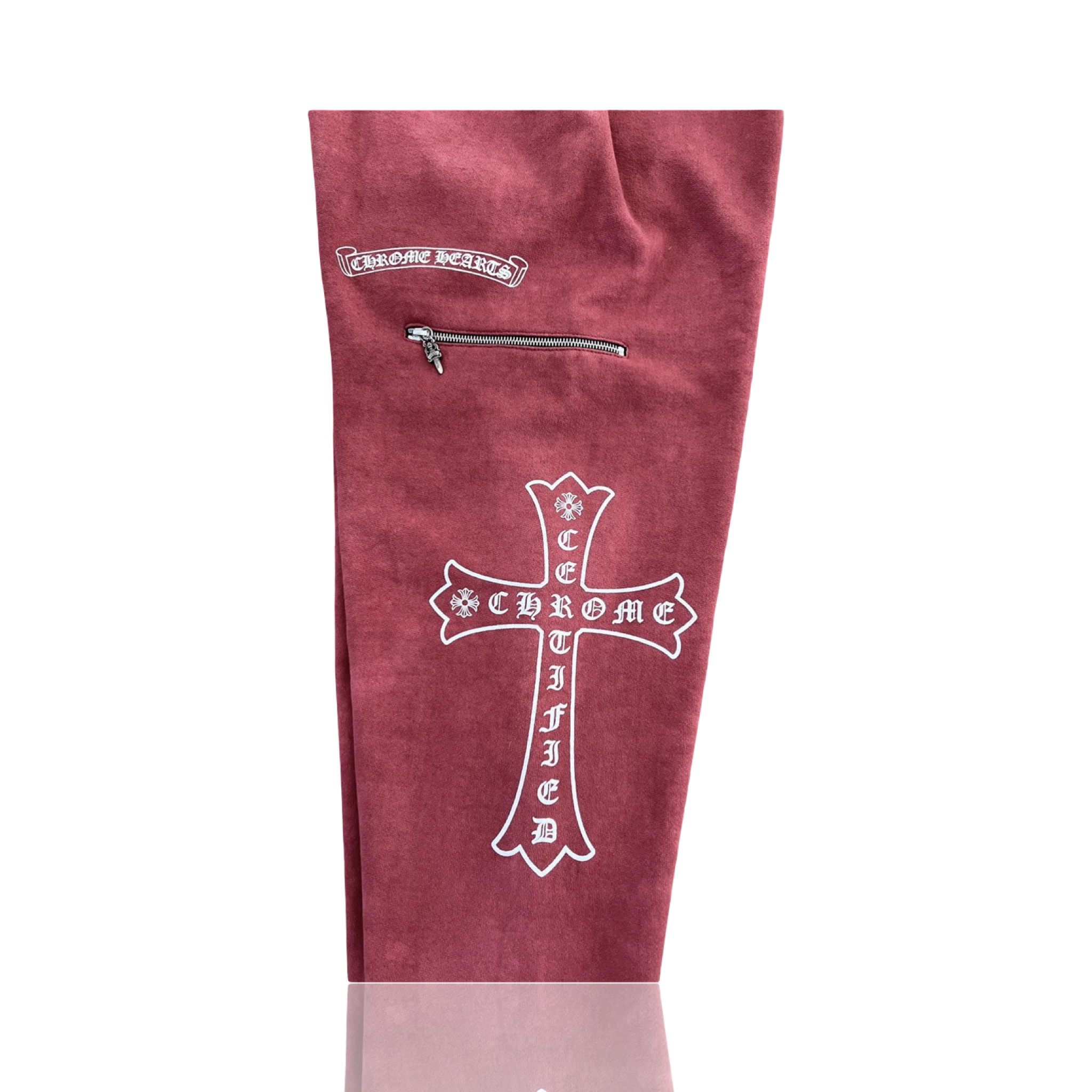 Chrome Hearts Drake CLB Cross Sweatpants Red