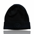 Chanel CC Cashmere Beanie Black