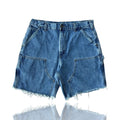 Carhartt Denim Blue Jean Double Knee WorkWear Shorts #2