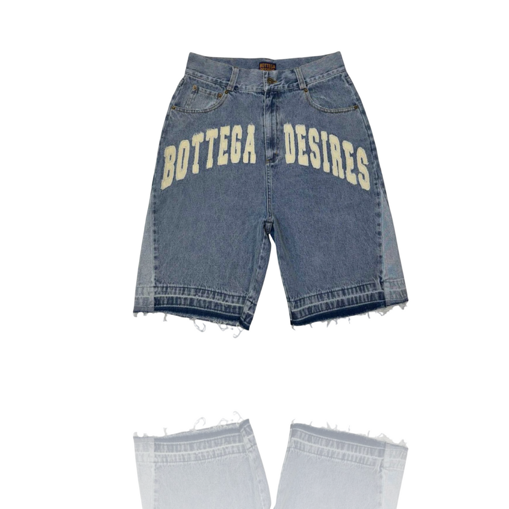 Bottega Desires Denim Shorts Blue