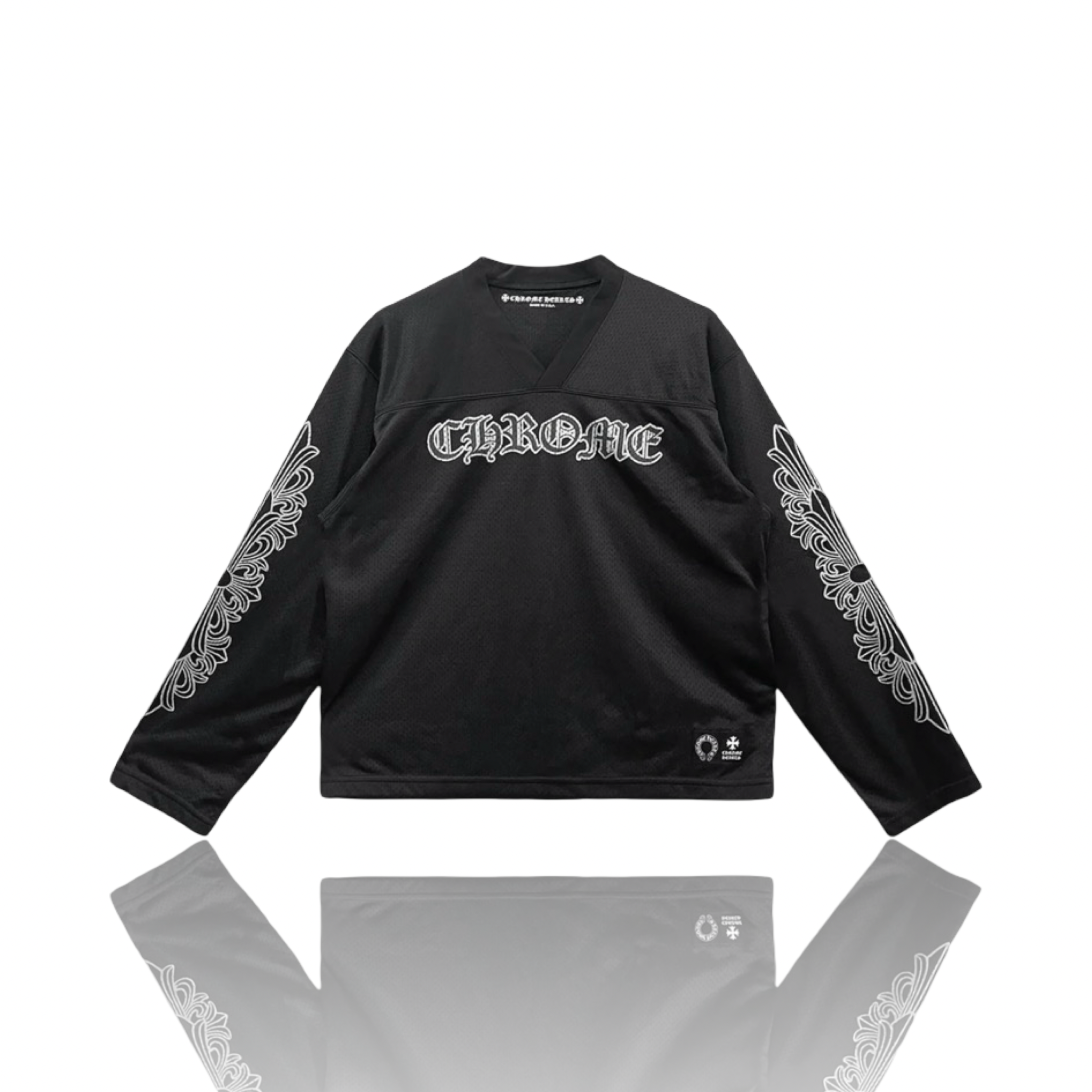Chrome Hearts Stadium Mesh Longsleeve Jersey Black
