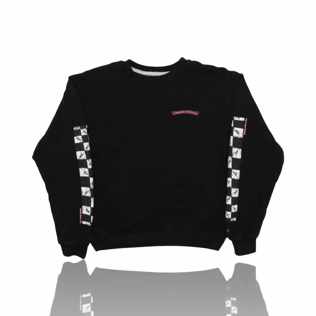 Chrome Hearts Matty Boy Multi-Eye Soccer Ball Print Crewneck