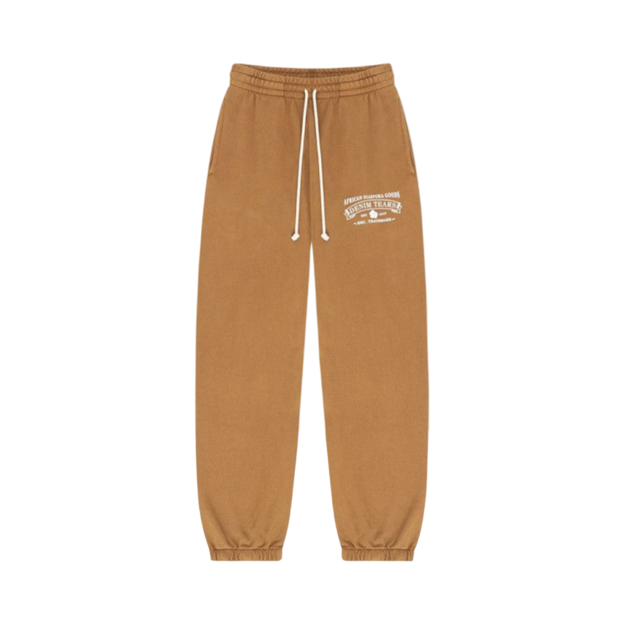 Denim Tears Washed Brown Sweatpants