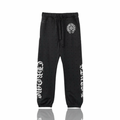 Chrome Hearts Pattern Cross Script Logo Pants Black