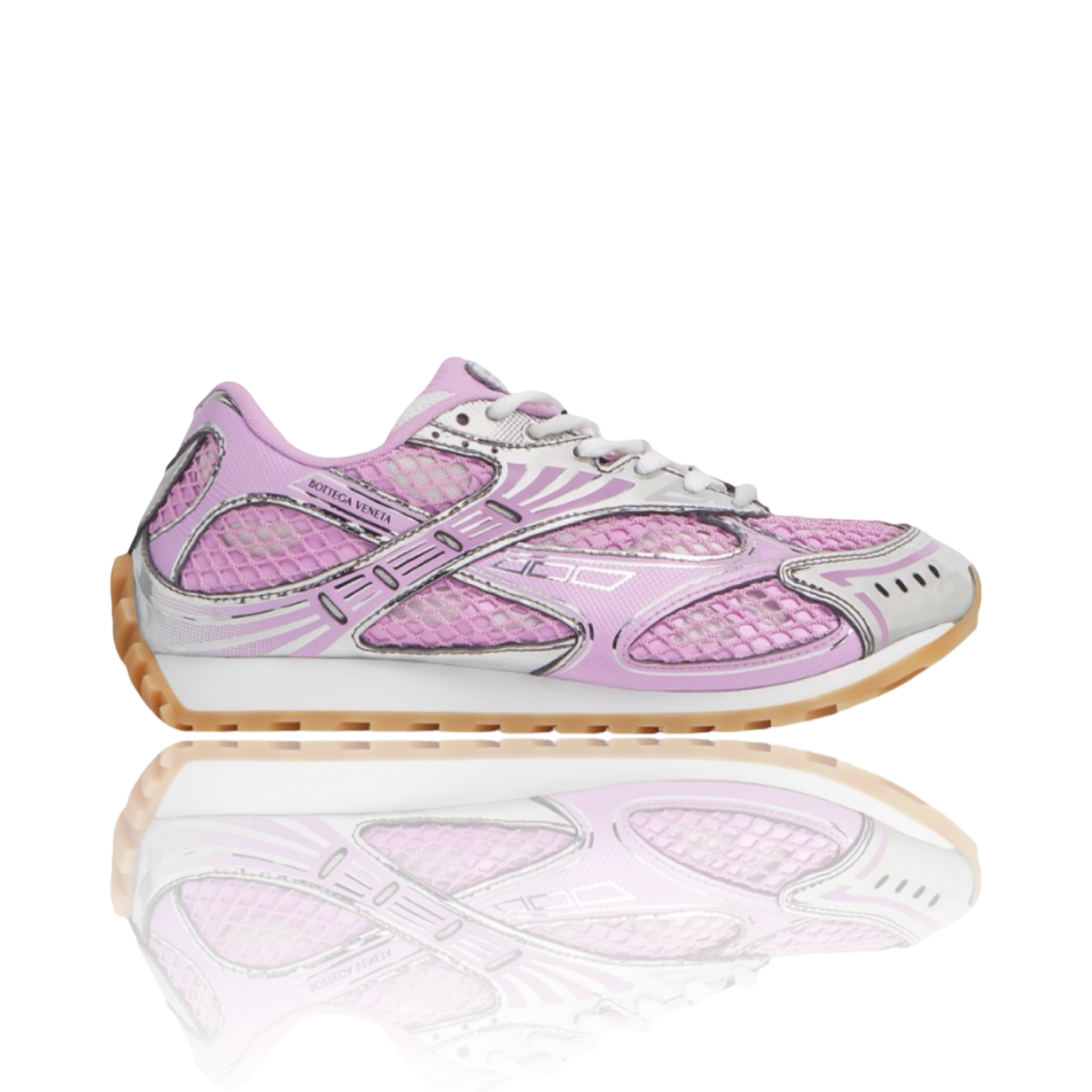 Bottega Veneta Orbit Sneakers Gloss/Silver