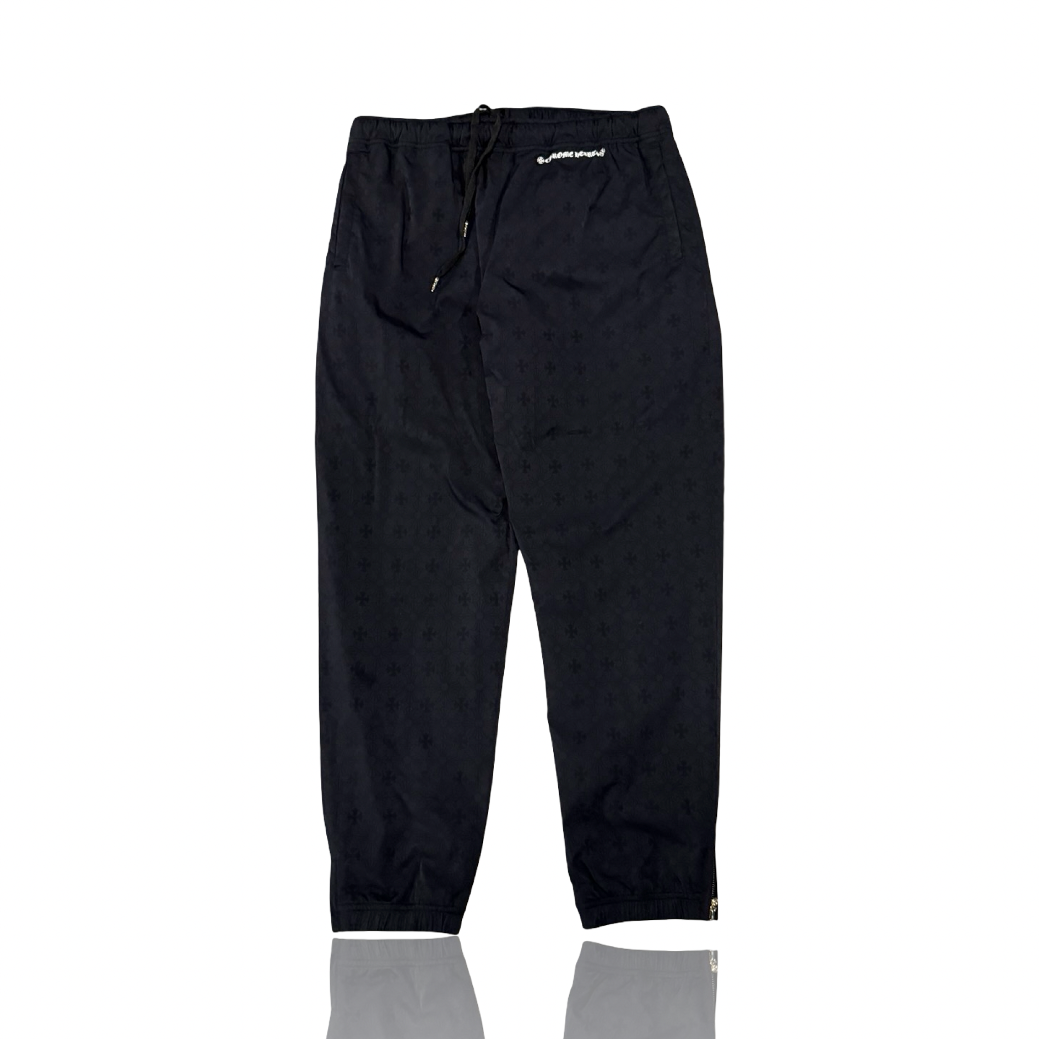 Chrome Hearts Black Cross Jacquard Track Pants