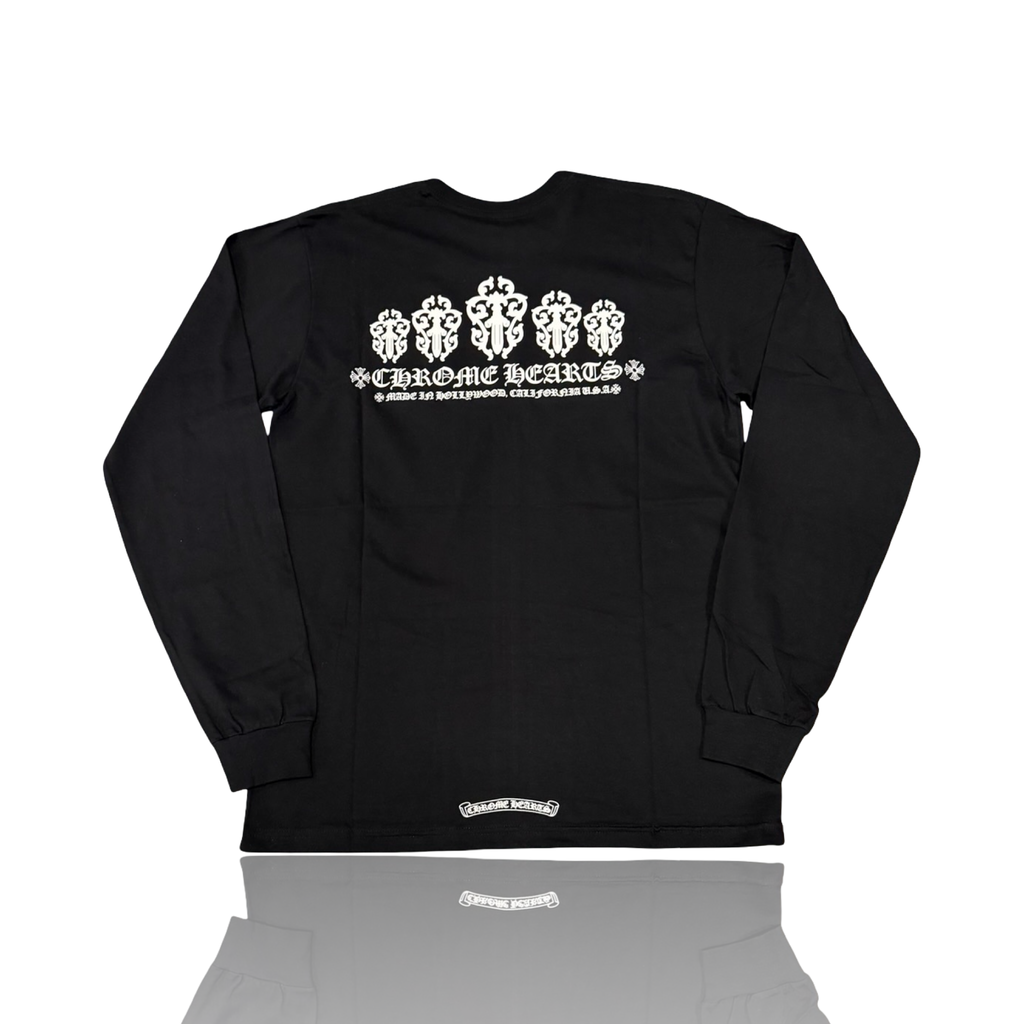Chrome Hearts Dagger Logo LongSleeve Black
