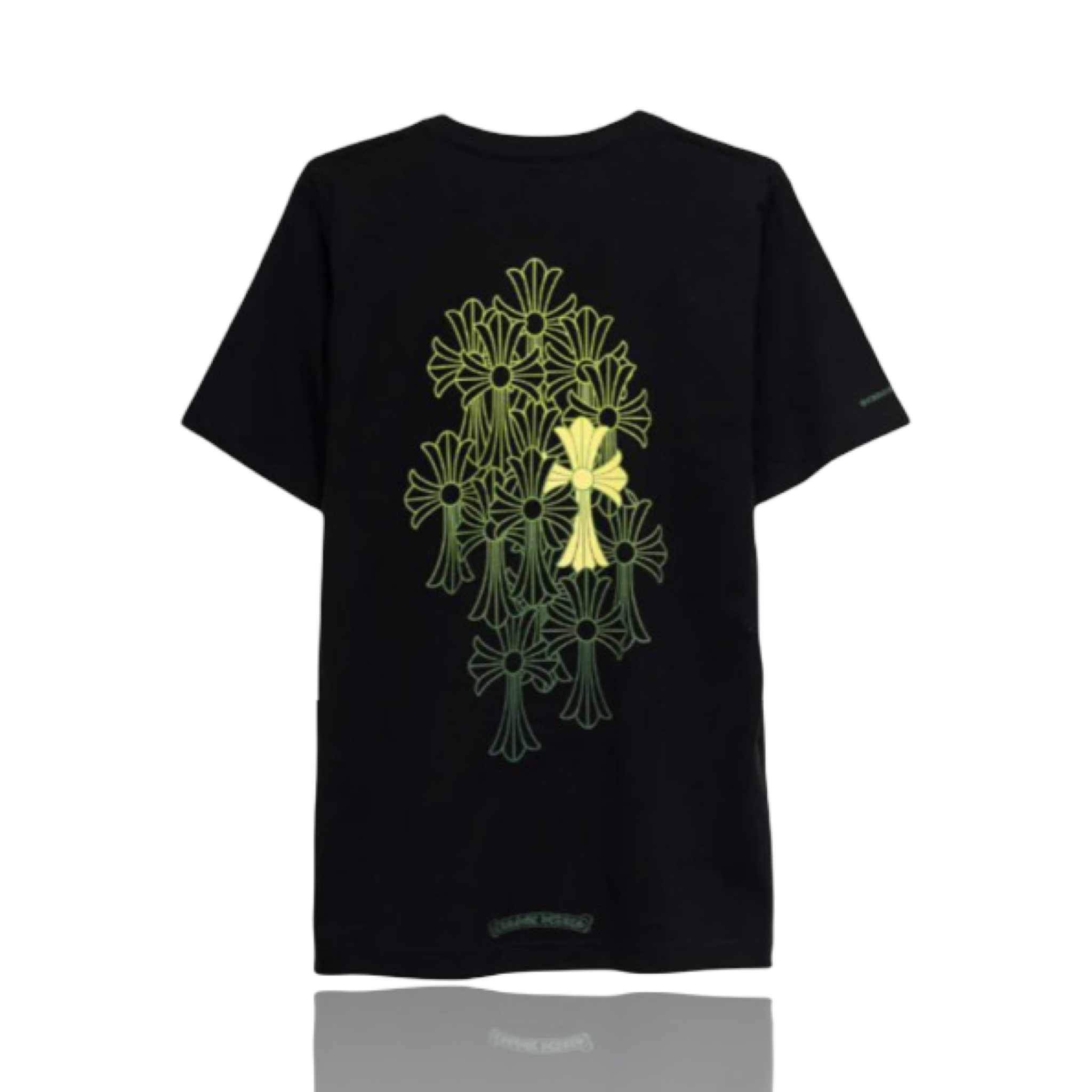 Chrome Hearts Cemetery Cross Tee Black/Green