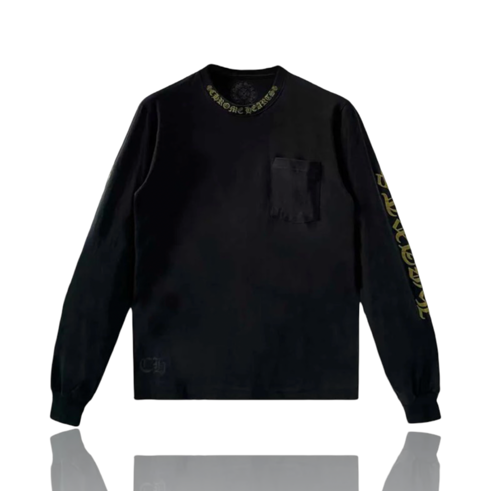 Chrome Hearts Neck Logo Longsleeve Army Green