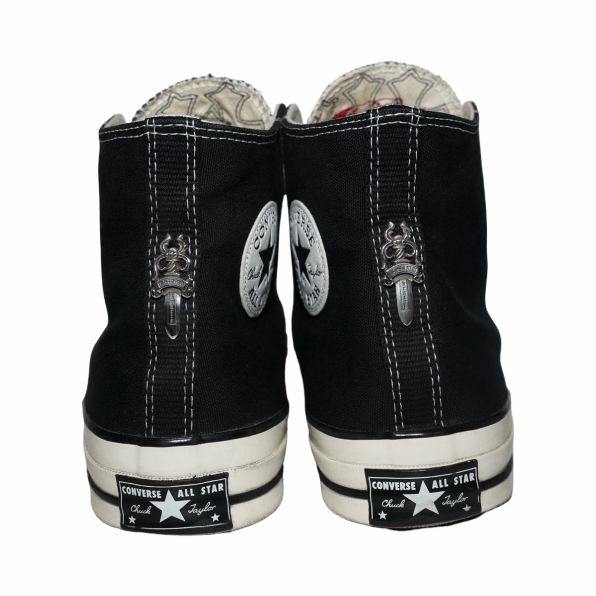 Chrome Hearts Multicolor Leather Cross Converse