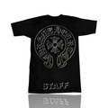 Chrome Hearts Staff Tee Silver/Black
