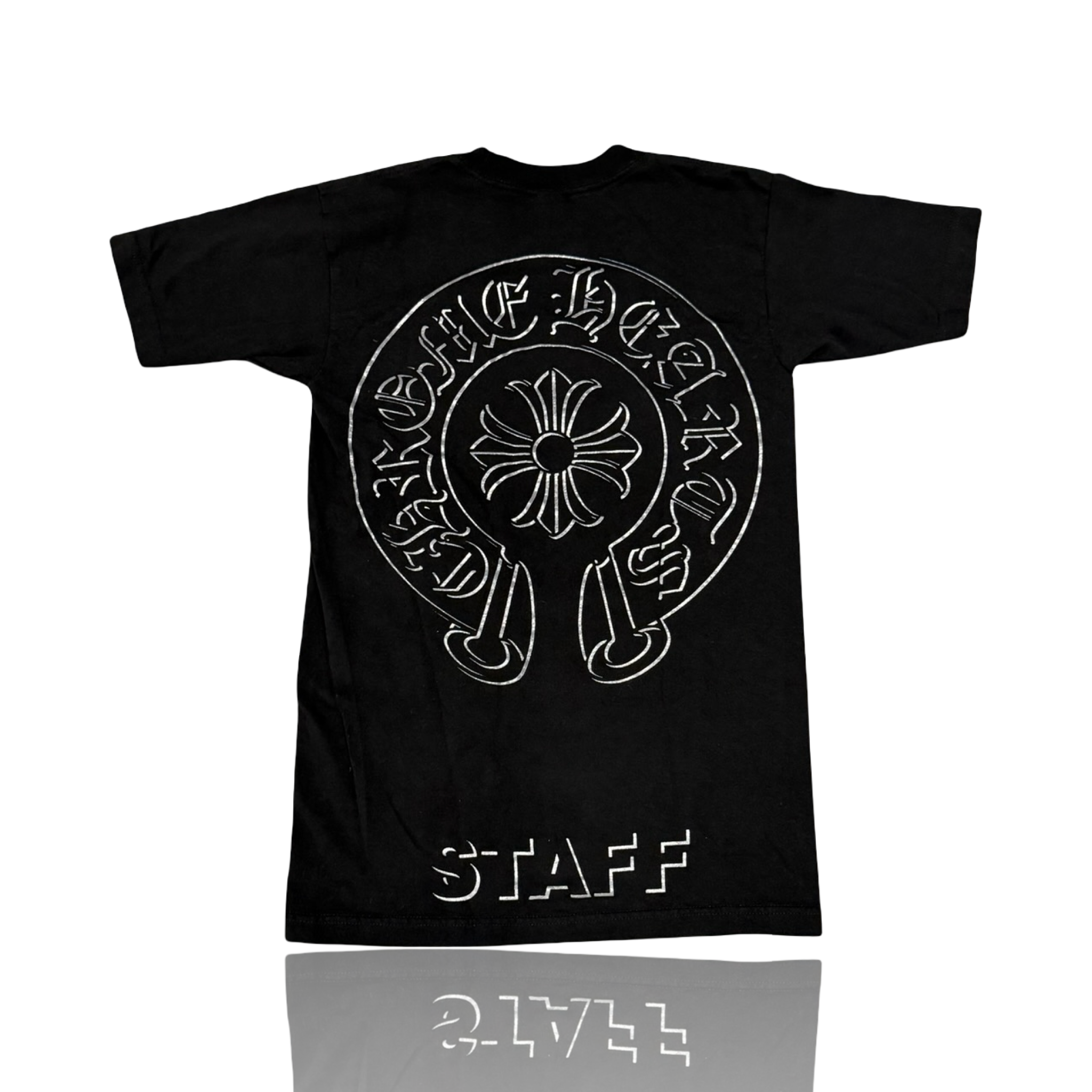 Chrome Hearts Staff Tee Silver/Black