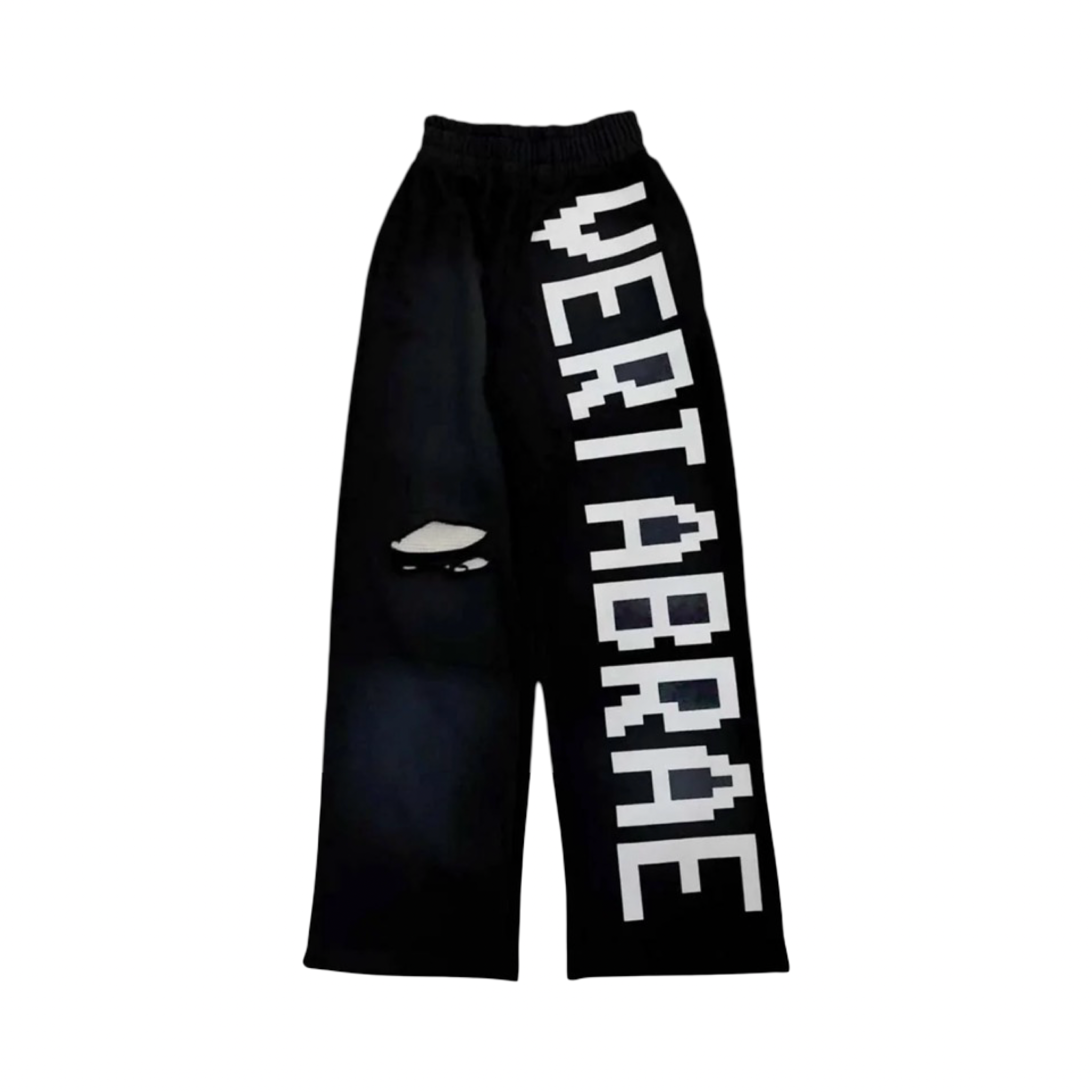 Vertabrae Black White Logo Sweats