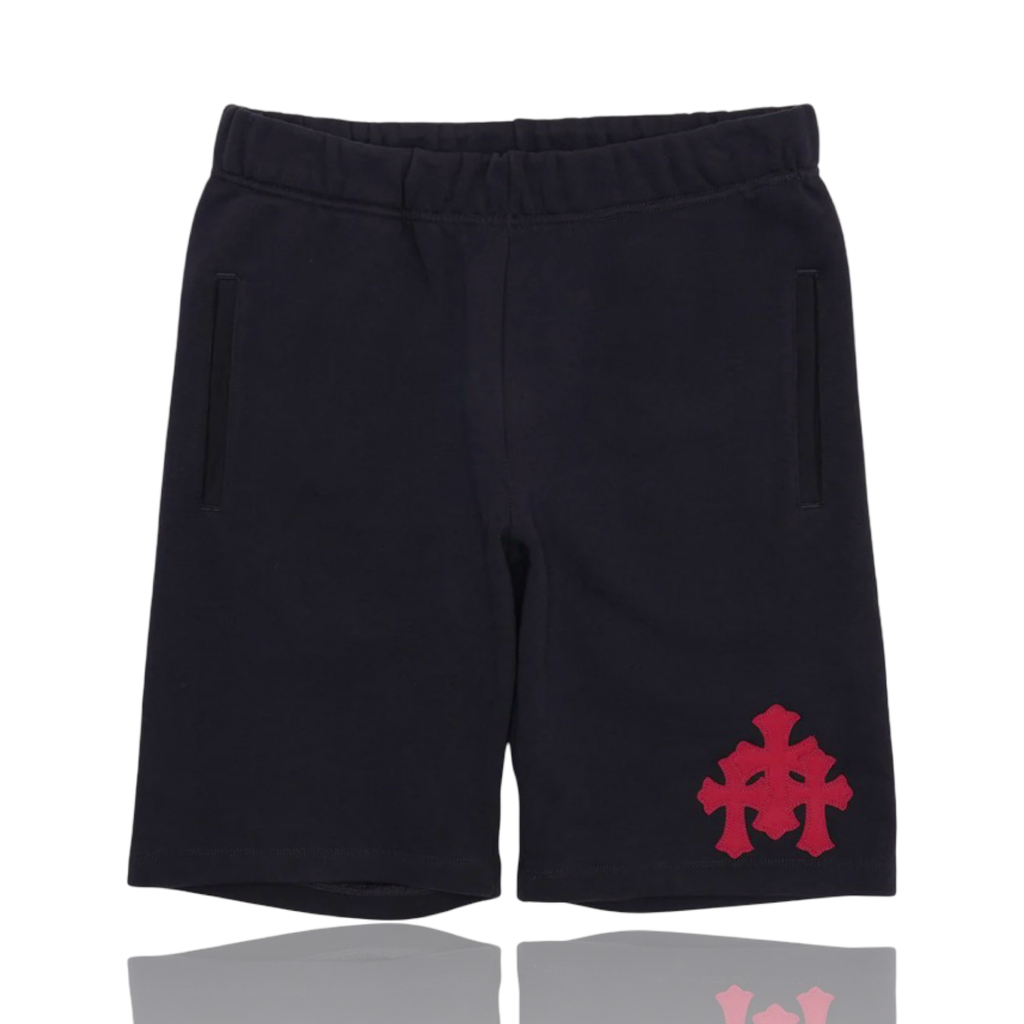 Chrome Hearts Paper Jam Sweatshorts Red/Navy