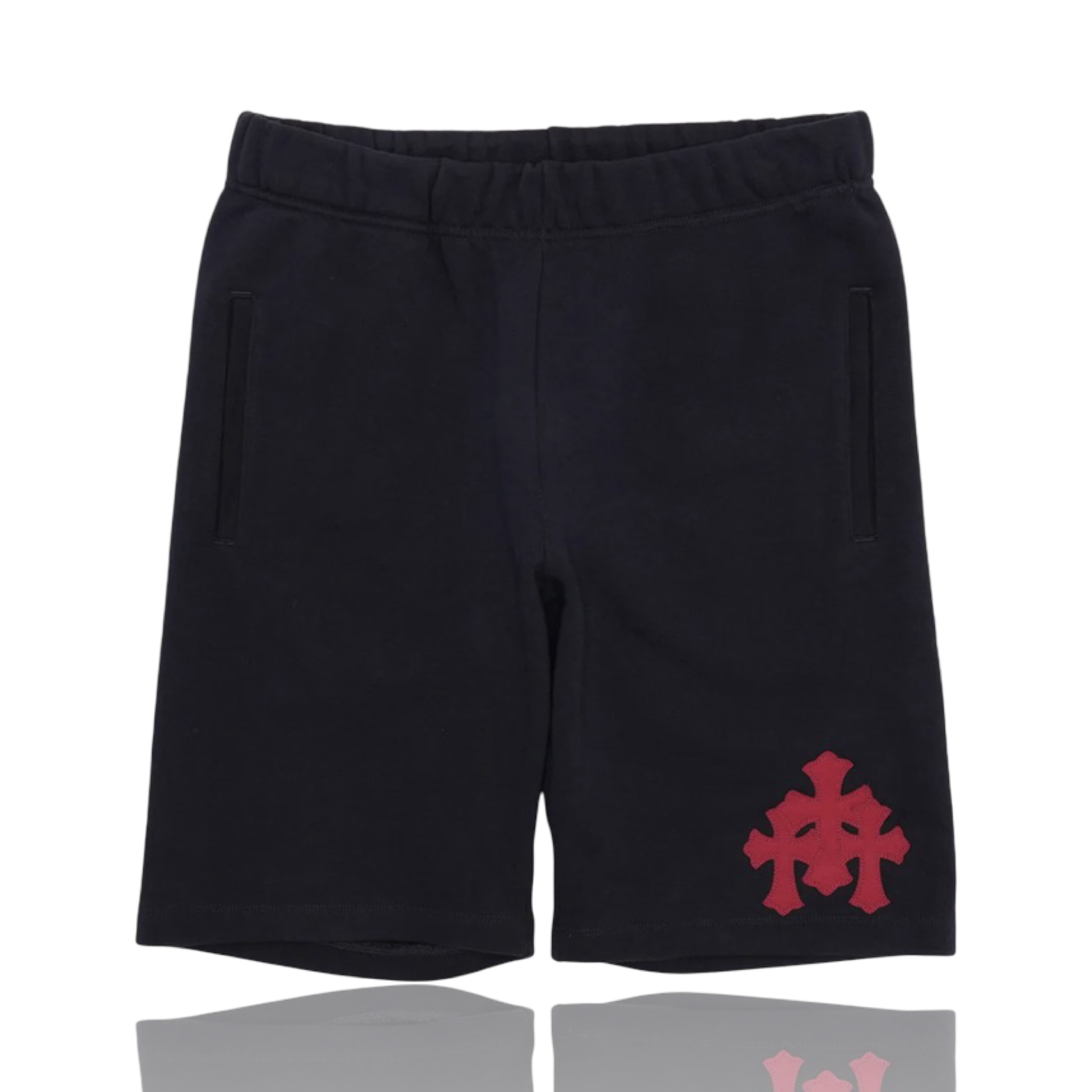 Chrome Hearts Paper Jam Sweatshorts Red/Navy
