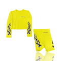 Chrome Hearts Matty Boy Flame Neon Women's Set