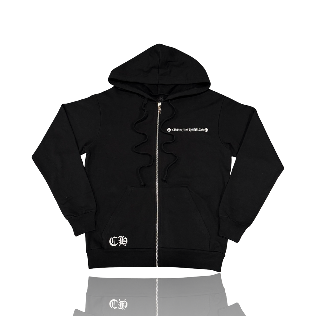 Chrome Hearts Scattered Plus Zip Up Black