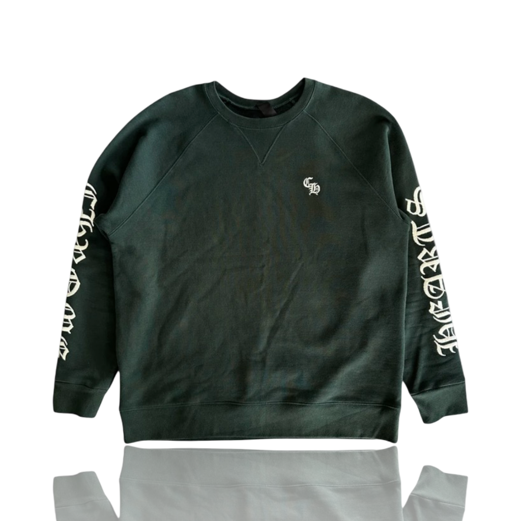 Chrome Hearts CH Embroidered Crewneck Pine Green