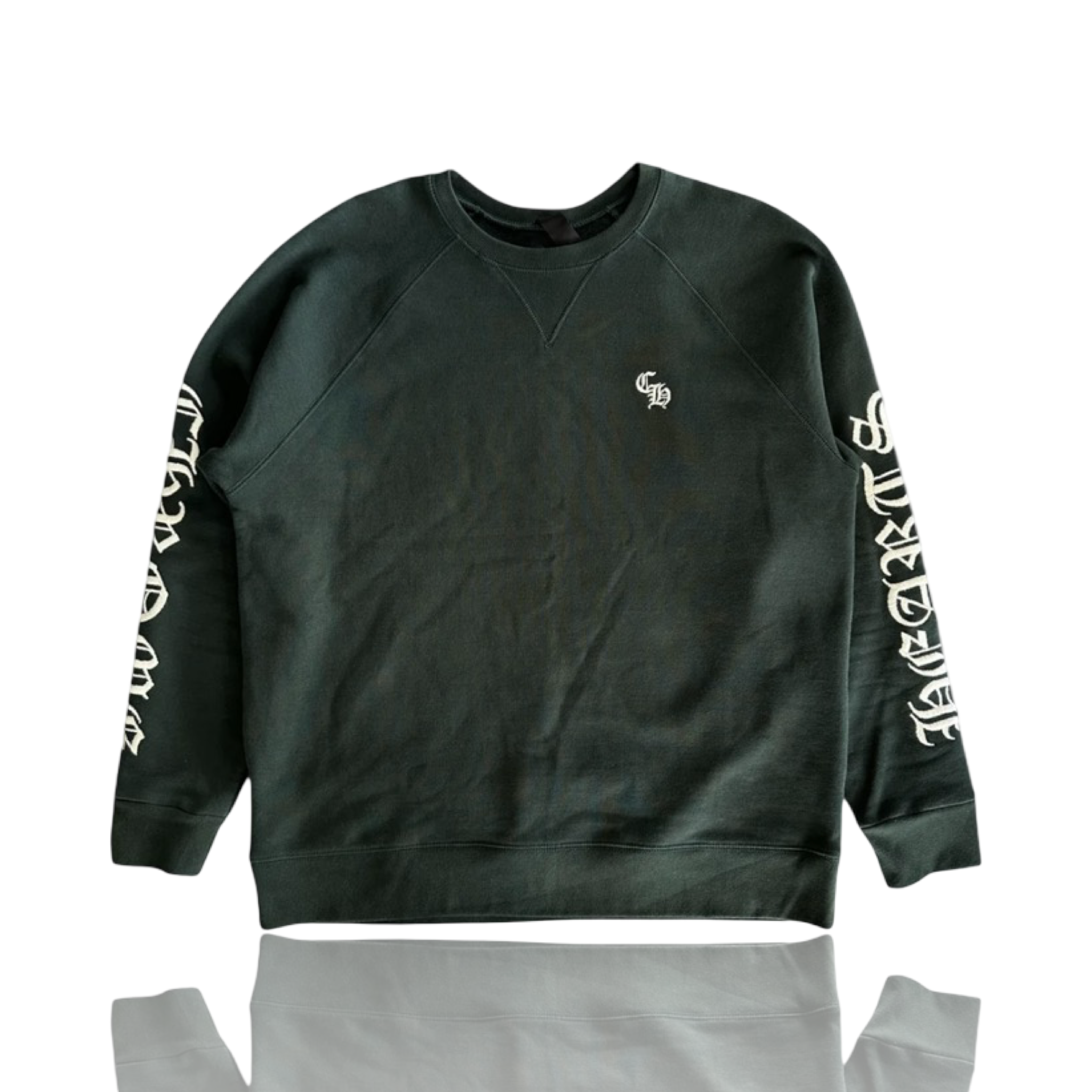 Chrome Hearts CH Embroidered Crewneck Pine Green