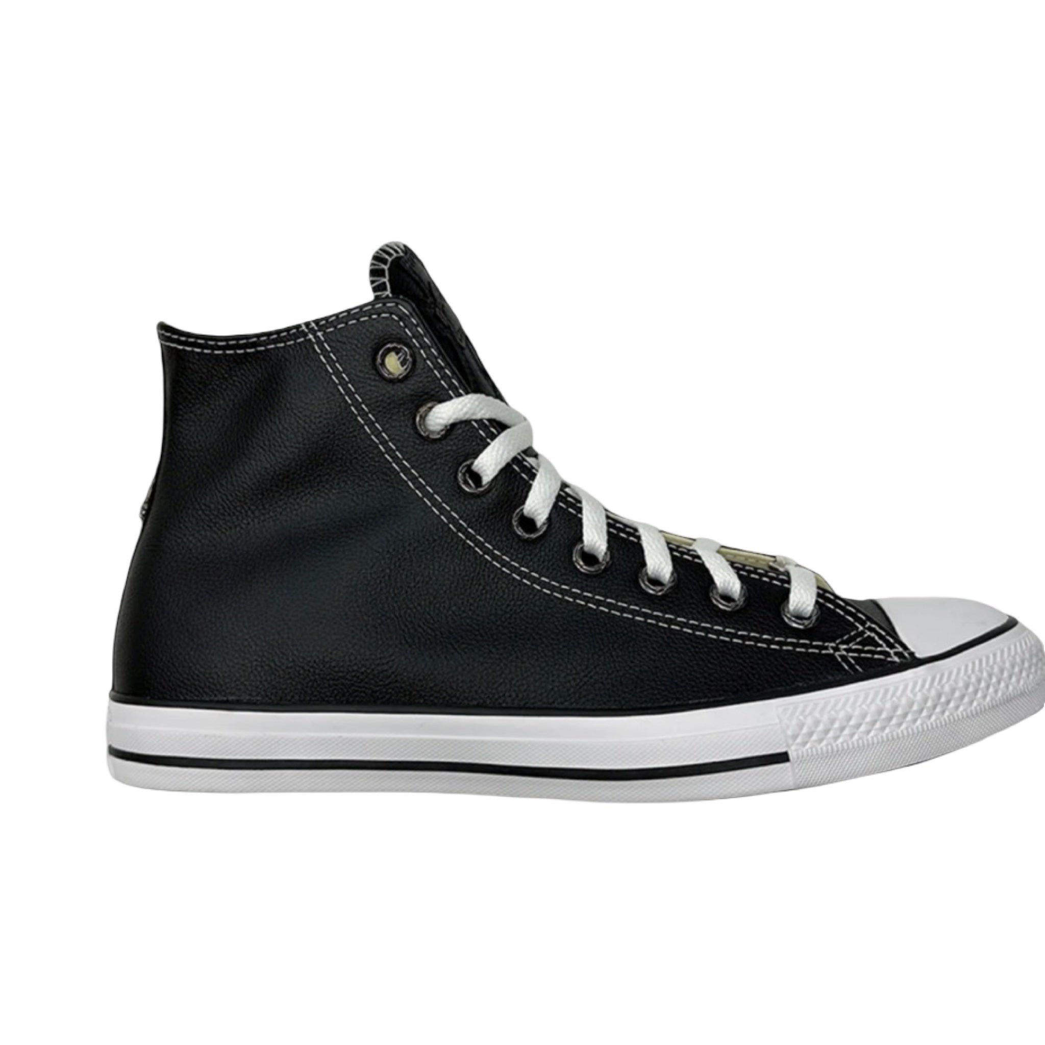 Chrome Heart Leather Triple Cross Converse Black