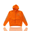 Chrome Hearts Horseshoe Logo Hoodie Neon Orange