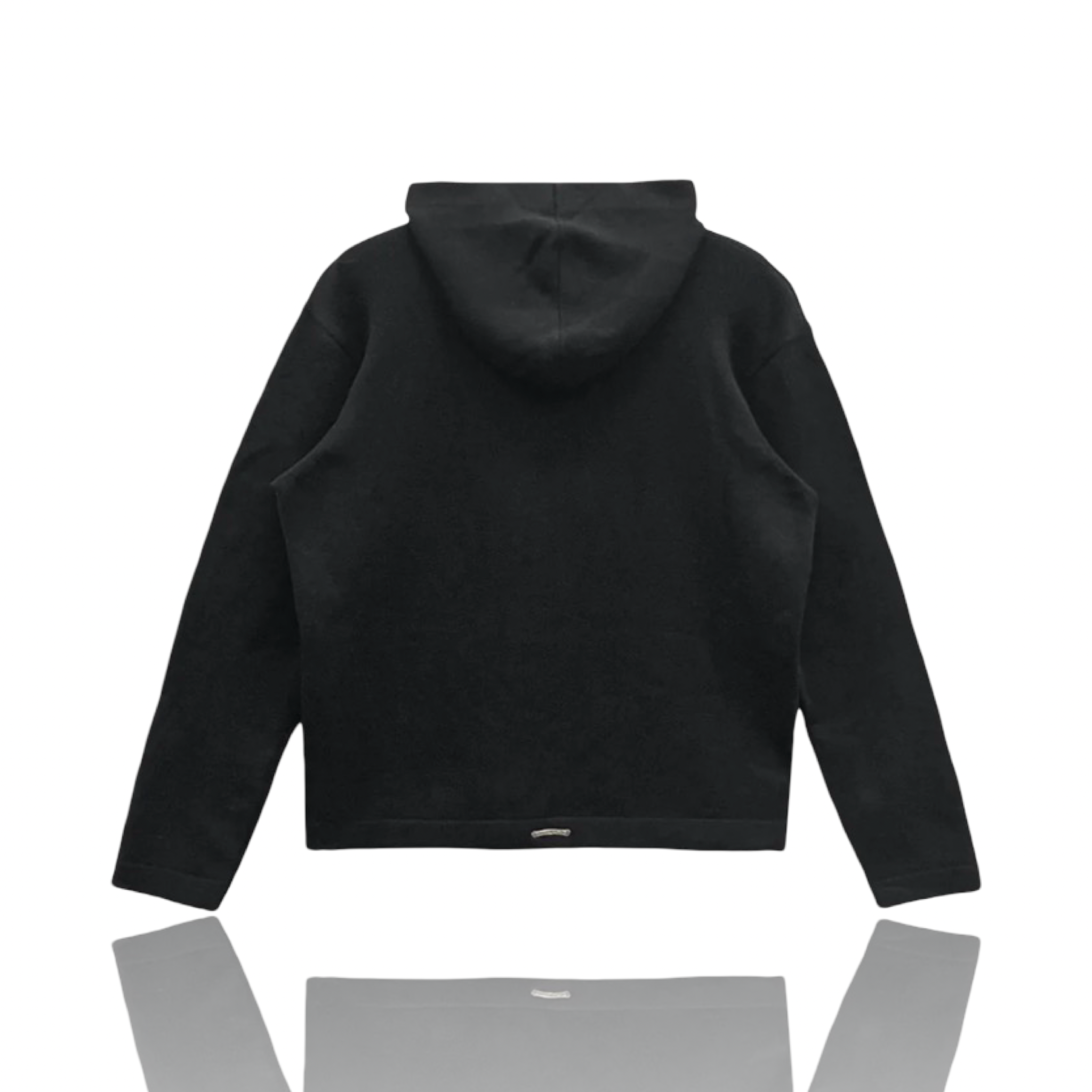 Chrome Hearts Black & White Triple Cross Cashmere Hoodie